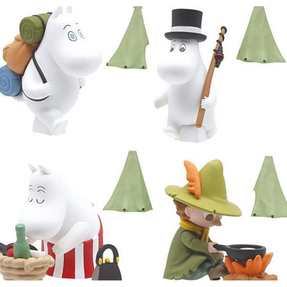 타카라토미 아츠 MOOMIN 무민 계곡에서 캠프 피규어 전 4종