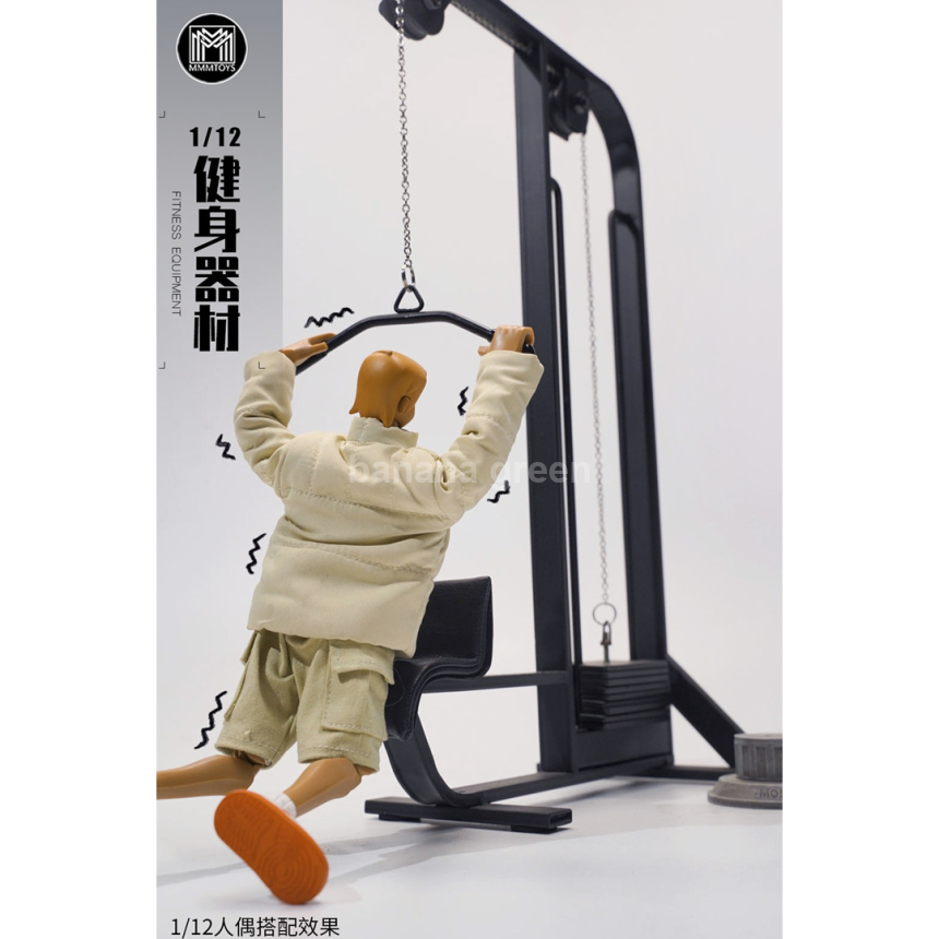 (출시) mmmtoys M2307 피트니스 헬스 피규어 디오라마 1/12