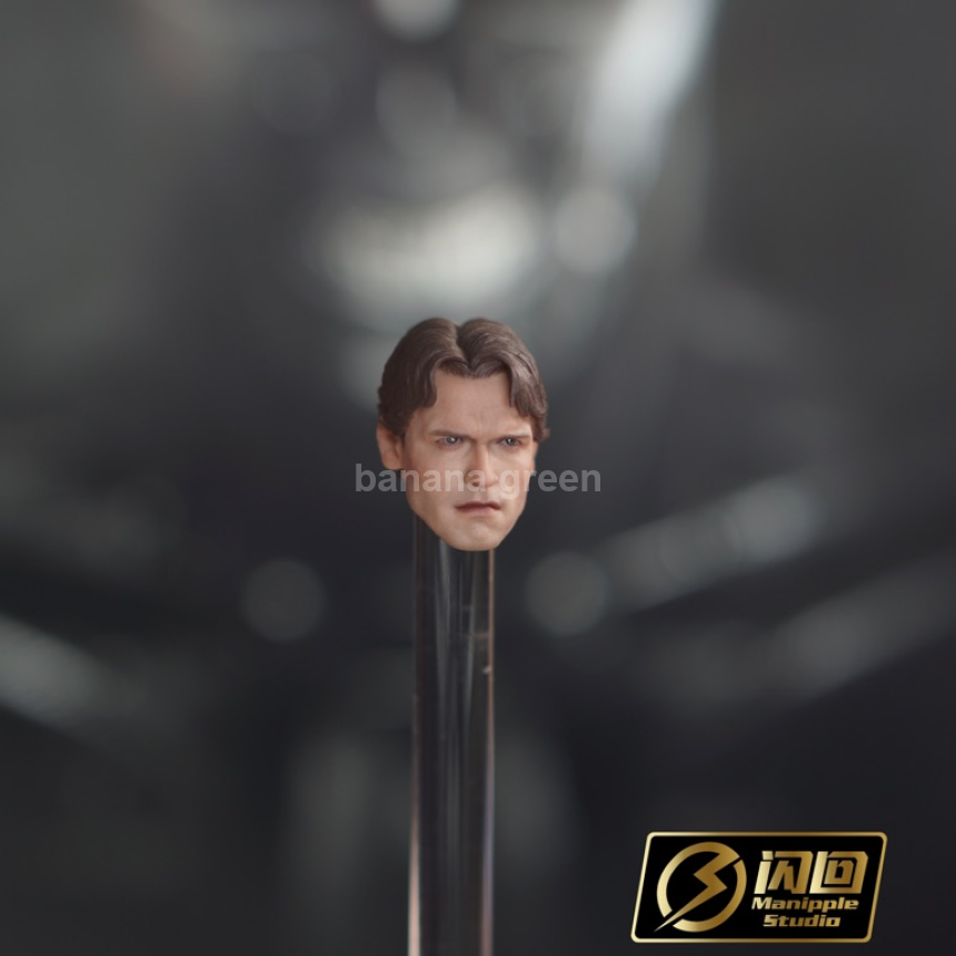 (출시) 플래시백 스튜디오 아놀드 슈워제네거 T800 피규어 커스텀 남성 헤드 1/12