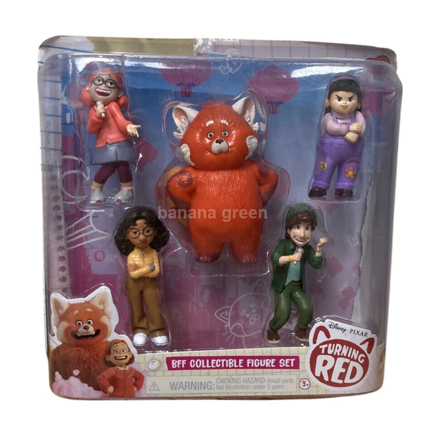 디즈니픽사 메이의 새빨간 비밀 터닝 레드 피규어 세트