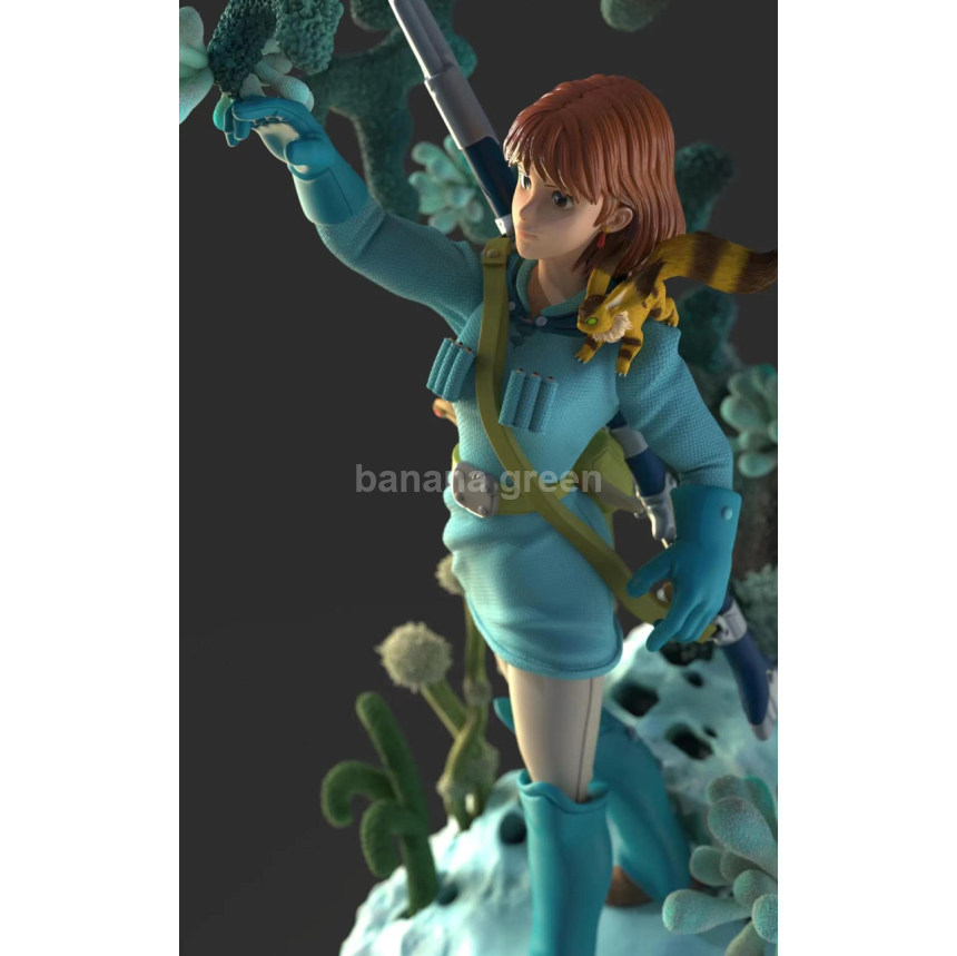 바람계곡의나우시카(AW-STUDIO)-1/4 나우시카 테토 리미티드 GK 레진 피규어