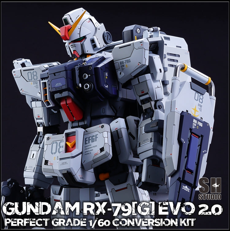 GMD모형 x SH스튜디오 1/60 PG RX-79G 육전형 건담 2.0 레진 컨버전 킷