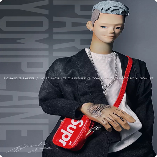 CROW TOYS 와이드 롱 셔츠 1/6 피규어 의상