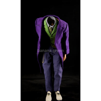 CPOP CREW CPC02 다크 나이트 조커 의상 세트 커스텀 루즈 1/6