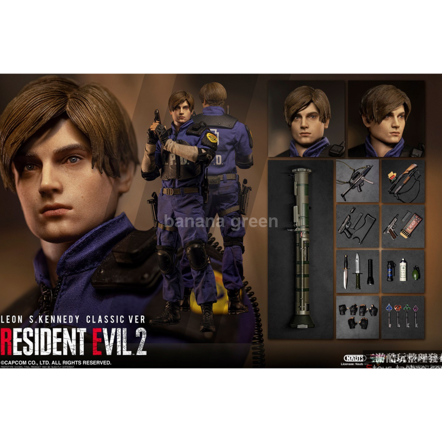 DAMTOYS DMS037 레지던트 이블2 레온 케네디 피규어 1/6