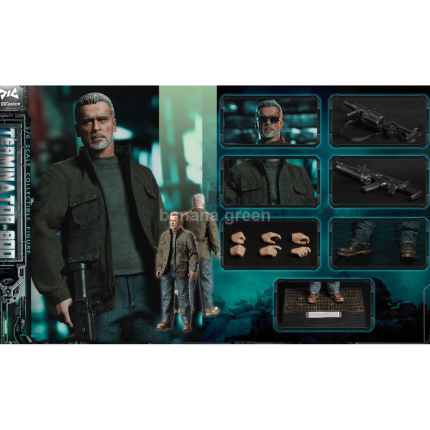 DJ-CUSTOM DJ커스텀 NO-16004 1/6 터미네이터 T800 다크페이트 피규어