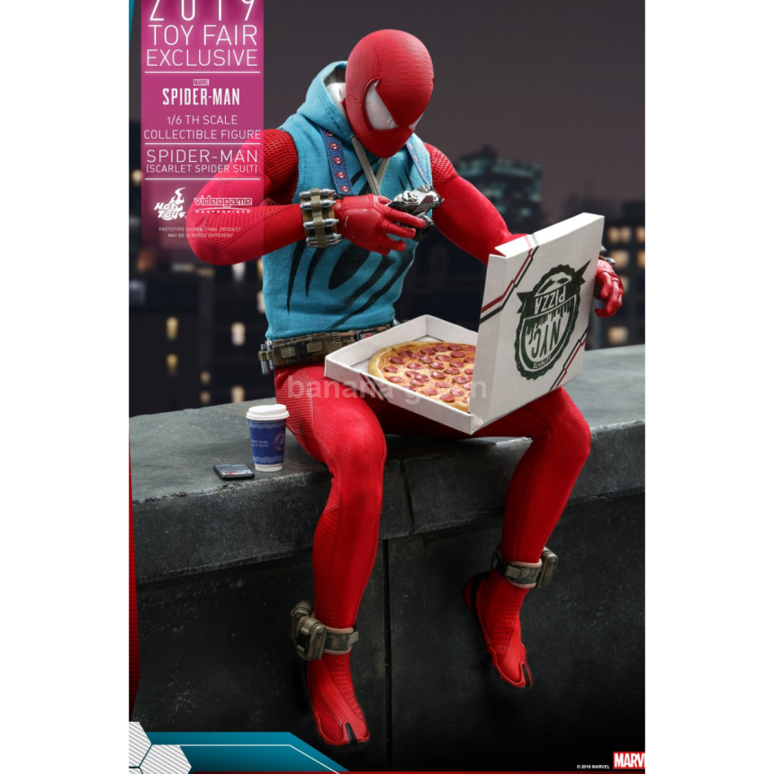 핫토이 HOTTOYS VGM34 마블 스파이더맨 1/6 스칼렛수트