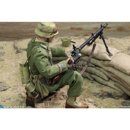 DID D80158 WWII 독일 아프리카군단 1/6 MG34 거너 사수