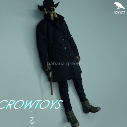 CROW TOYS 크로우 1/6 데스 슬림 블랙 코트 set