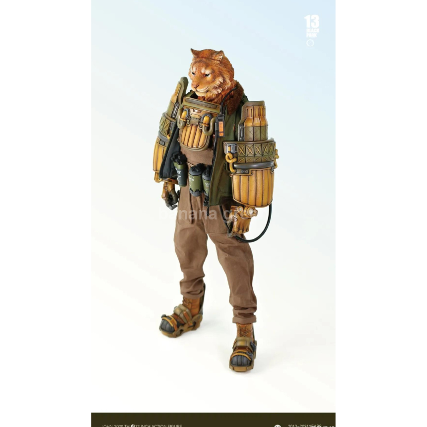 Black13Park B13 블랙13파크 중장특별전투부대 1/6 적호 호랑이