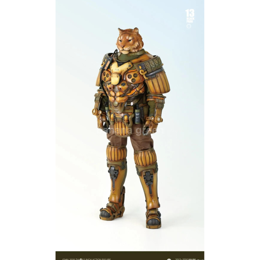 Black13Park B13 블랙13파크 중장특별전투부대 1/6 적호 호랑이