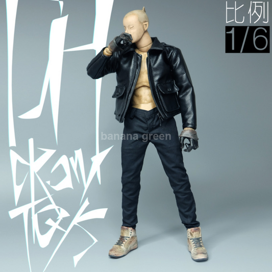 CROW TOYS 피규어용 1/6 가죽 라이더 의상 SET