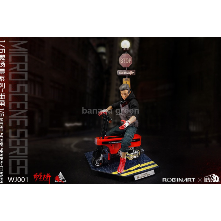 TOYS-BOX 토이즈박스 WJ001 스파이더맨 1/6 뉴욕 스트릿 가로등 디오라마