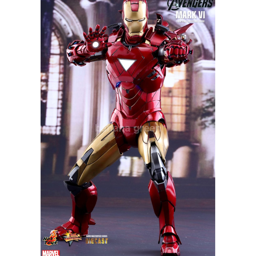 핫토이 HOTTOYS MMS378D17 어벤져스 1/6 아이언맨 마크6 다이캐스트