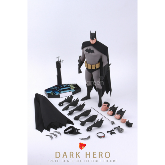 S-HERO SH005 배트맨 다크나이트 애니메이티드 1/6 피규어