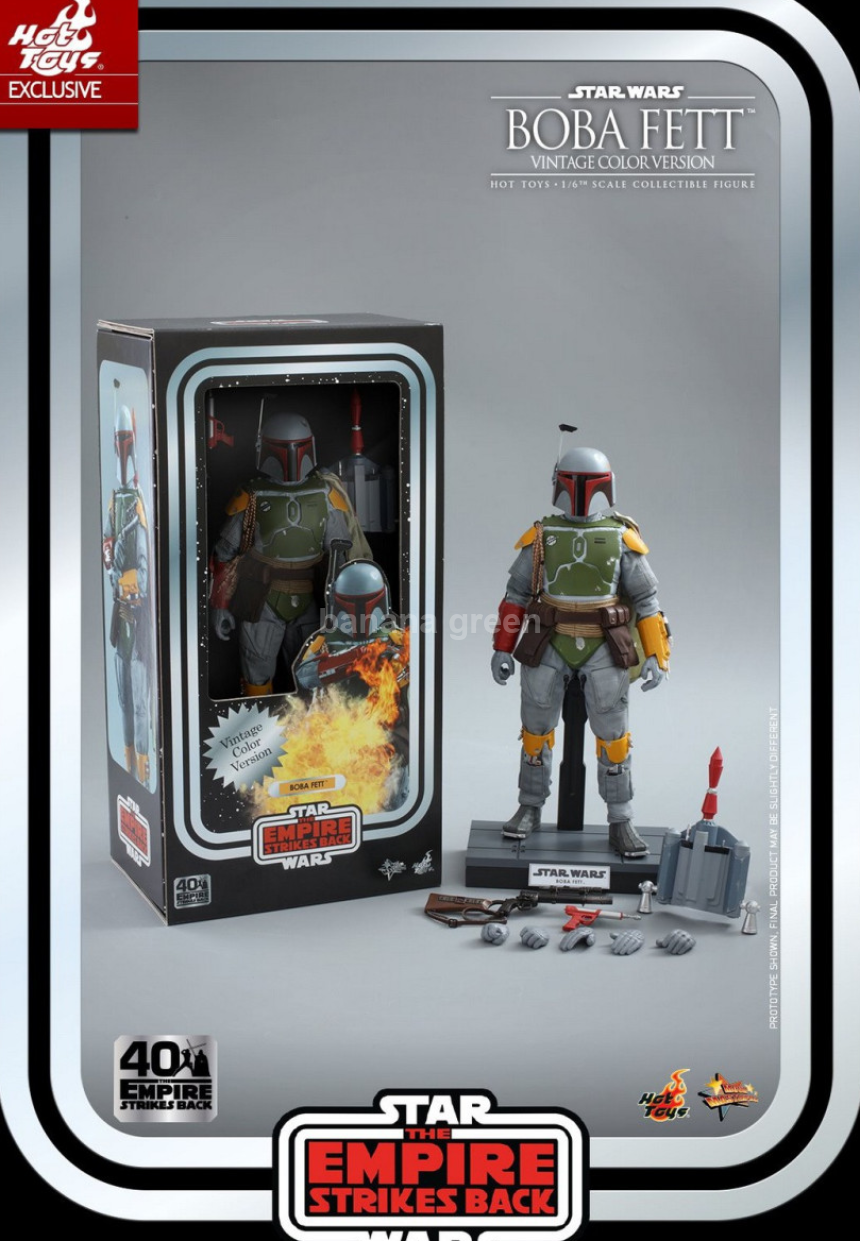 핫토이 mms571 스타워즈5 제국의 역습 보바펫 빈티지 컬러 40주년 1/6 Hot Toys 피규어