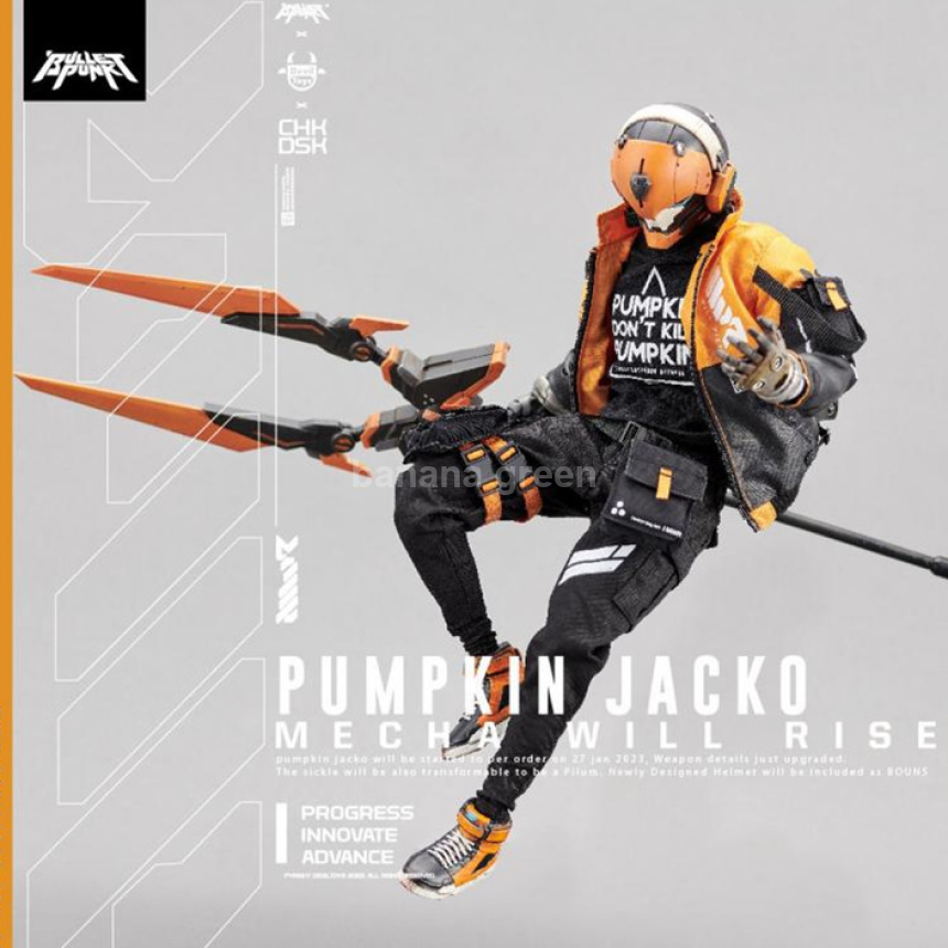 (출시완료) Devil Toys x Quiccs Pumpkin Jacko SP01 1/6 피규어