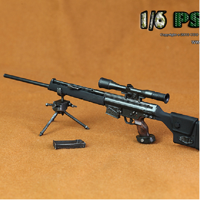COOMODEL 1/6 PSG-1 스나이퍼 라이프 무기 커스텀
