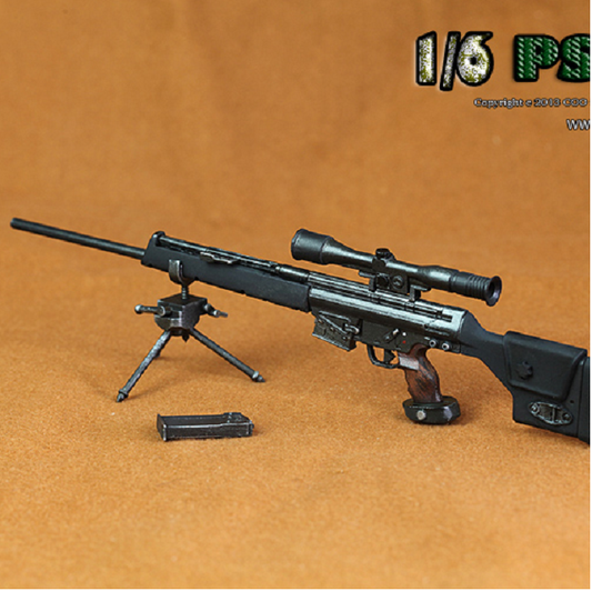 COOMODEL 1/6 PSG-1 스나이퍼 라이프 무기 커스텀
