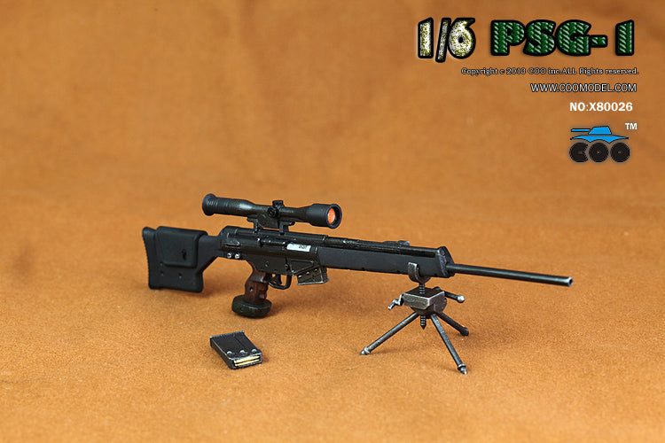 COOMODEL 1/6 PSG-1 스나이퍼 라이프 무기 커스텀