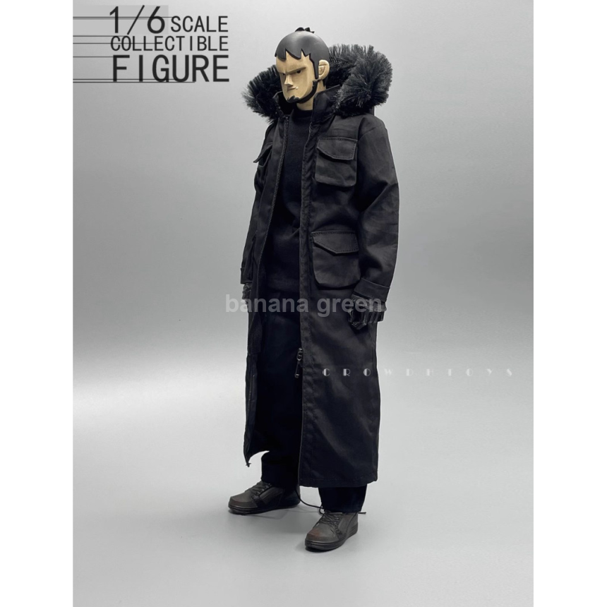 Crow Toys DH017 1/6 라쿤 롱패딩 봄버 자켓