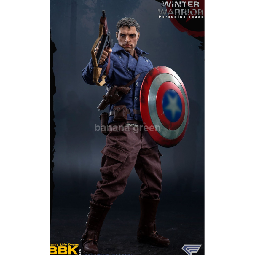 BBK BBK007 캡틴아메리카 윈터솔져 1/6 버키반즈