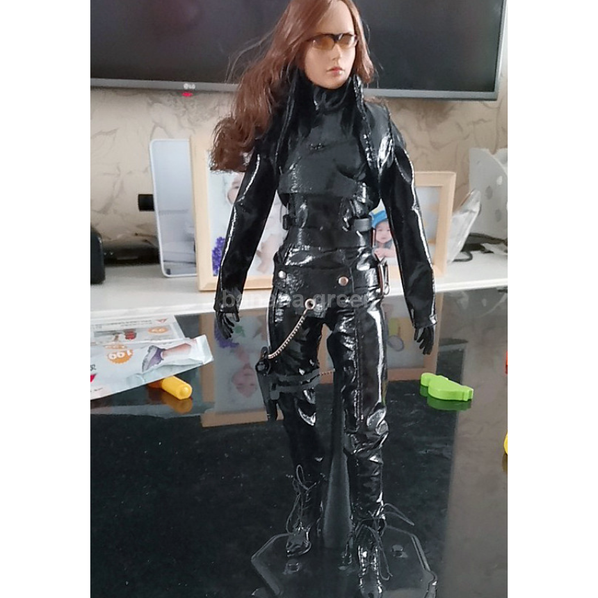 DOLLSFIGURE CC61D 고딕 1/6 블랙레더 바디수트