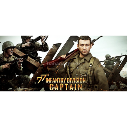 DID 디드 A80129 WWII 진주만 1/6 77보병사단 대위