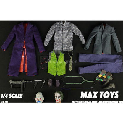 MAX TOYS JK01 1/4 다크나이트 조커 헤드 의상 SET