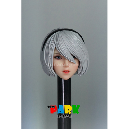 토이즈파크 1/6 니어 오토마타 2B 피규어 헤드 피첸 Toys park TP001