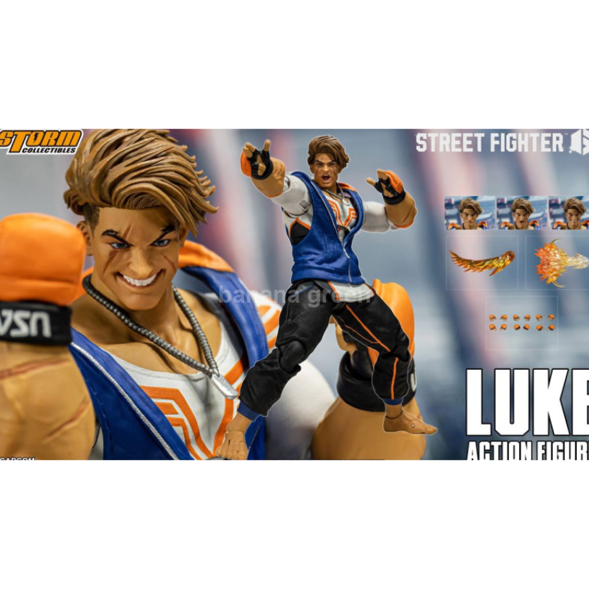 Storm Toys CPSF27 스트리트 파이터 루크 LUKE 1/12 피규어 6인치