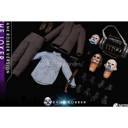 DAFTOYS 조커 뱅크로버 다크나이트 1/6 피규어 헤드 의상 세트 다프토이즈 F02