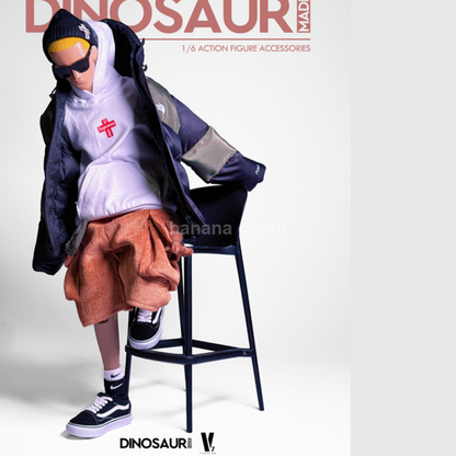 Dinosaur 눕시 패딩 자켓 1/6 남성 피규어 의상