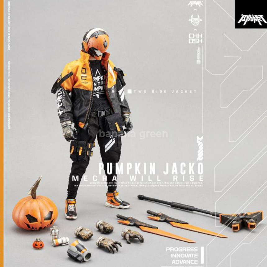 (출시완료) Devil Toys x Quiccs Pumpkin Jacko SP01 1/6 피규어