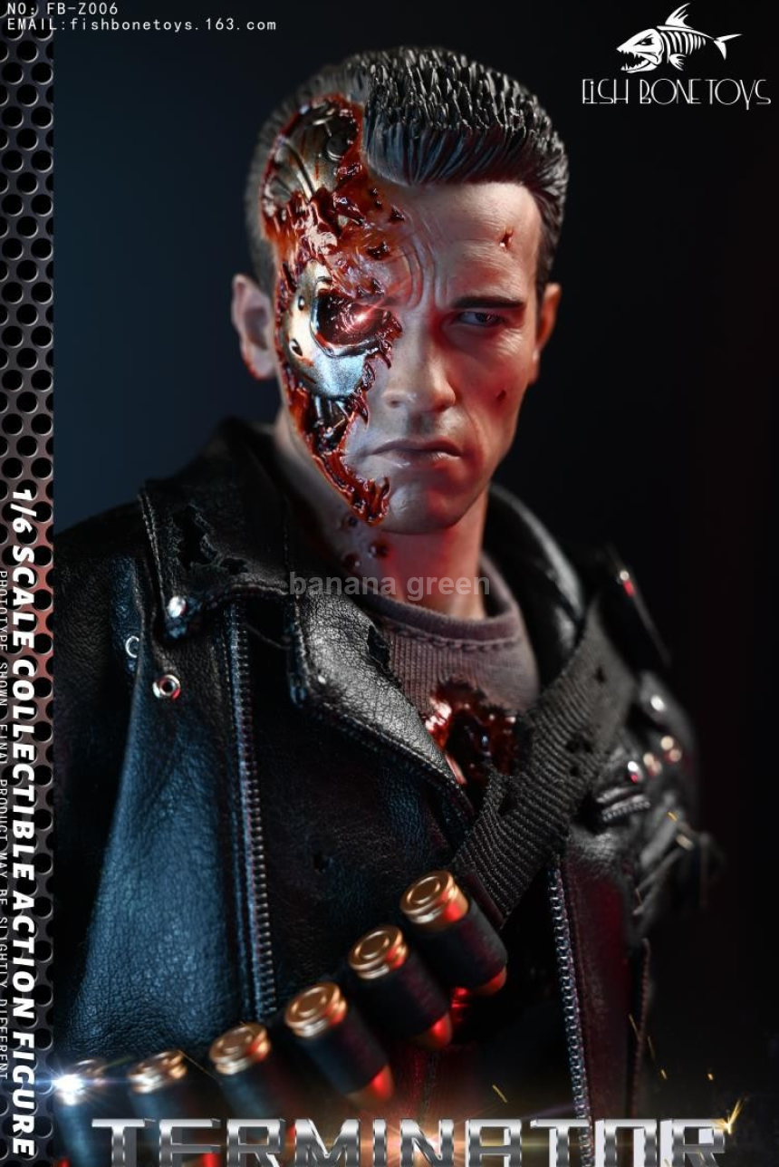 FISH BONETOYS FB-Z006 터미네이터 T800 아놀드 1/6 피규어