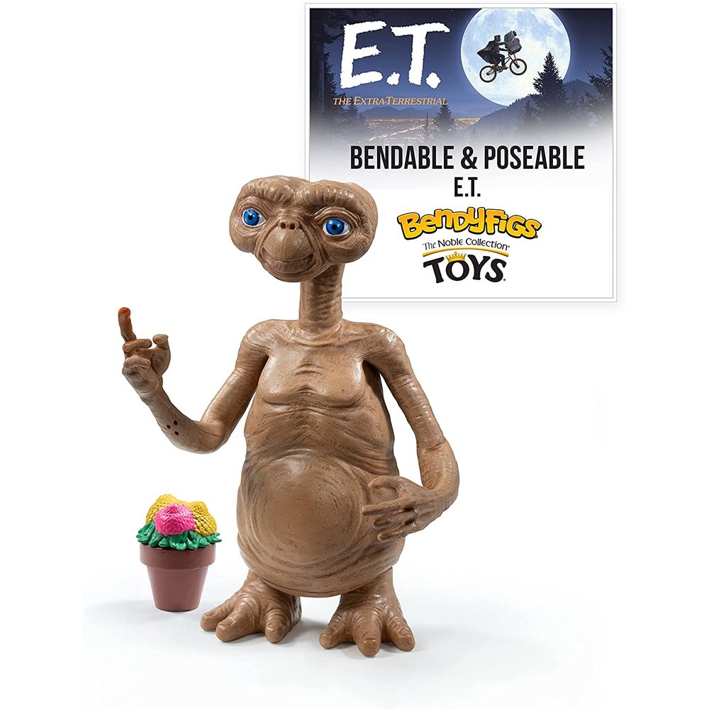 BendyFigs 벤디 피그 이티 E.T 외계 생명체 탄생 40주년 액션 피규어