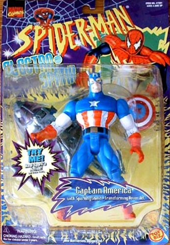 스파이더맨 Electro Spark Captain America 피규어