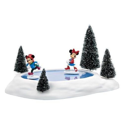 Department 56 미키 미니 연못 빌리지 악세서리 피규어